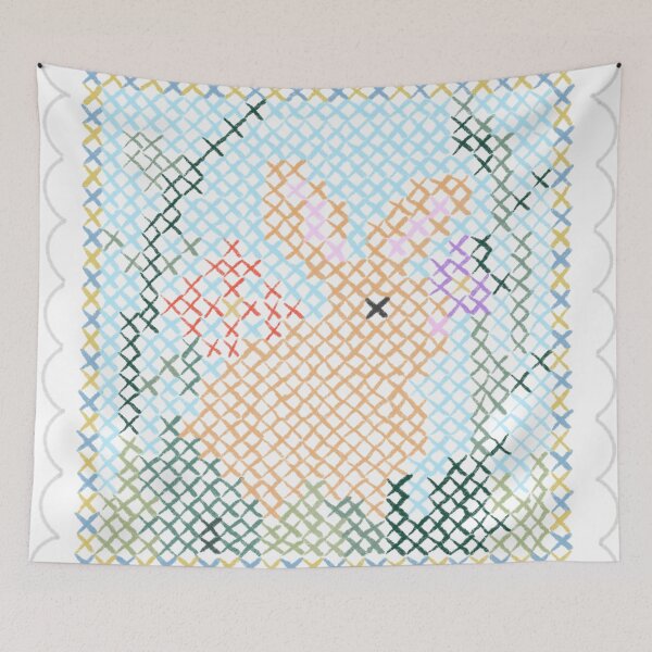 Item preview, Bunny Cross Stitch designed and sold by MothInABath.