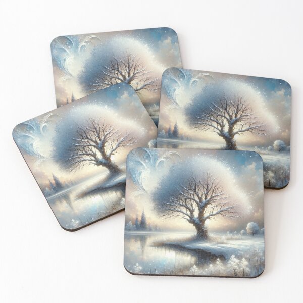 Item preview, Winter landscape. Snow-covered fields. designed and sold by MagelliShop.