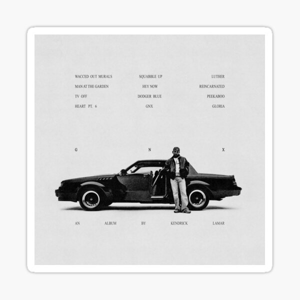 Aperçu de l'œuvre Fan art de l'album GNX de Kendrick Lamar créée et vendue par Zabuza70.
