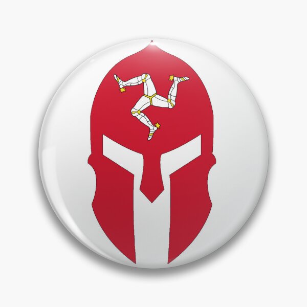 Item preview, Manx Flag on Spartan Helmet (brattagh manninagh er kew spartan) designed and sold by JonathanR1994.