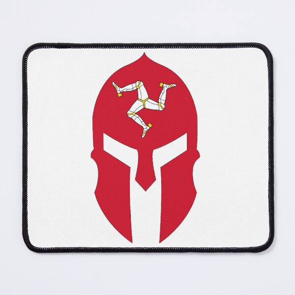 Item preview, Manx Flag on Spartan Helmet (brattagh manninagh er kew spartan) designed and sold by JonathanR1994.