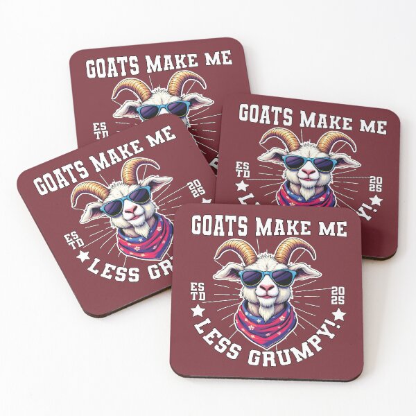 Item preview, Goats make me less grumpy designed and sold by Suldaanstyle.