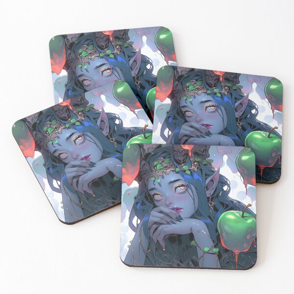 Item preview, Witchy Fantasy Apples Anime Girl designed and sold by bubblegoth.