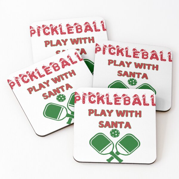 Artikelvorschau,   La La LaTo Pickleball mit dem Weihnachtsmann spielen entworfen und verkauft von Dudiudi.