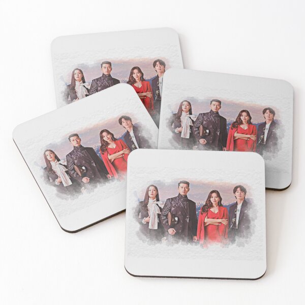 Item preview, Kdrama Crash landing on you in the watercolor Ri Jeong-hyeok Yoon Se-Ri Gu Seung Joo Seo Dan designed and sold by My Favorite Store.