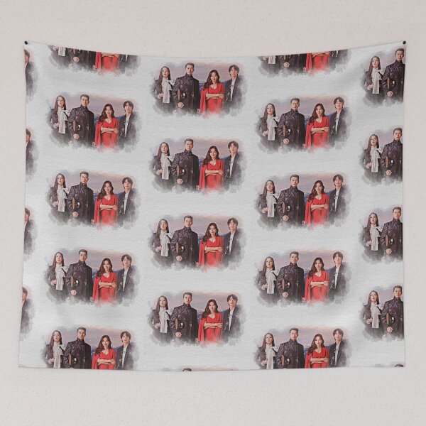 Item preview, Kdrama Crash landing on you in the watercolor Ri Jeong-hyeok Yoon Se-Ri Gu Seung Joo Seo Dan designed and sold by My Favorite Store.