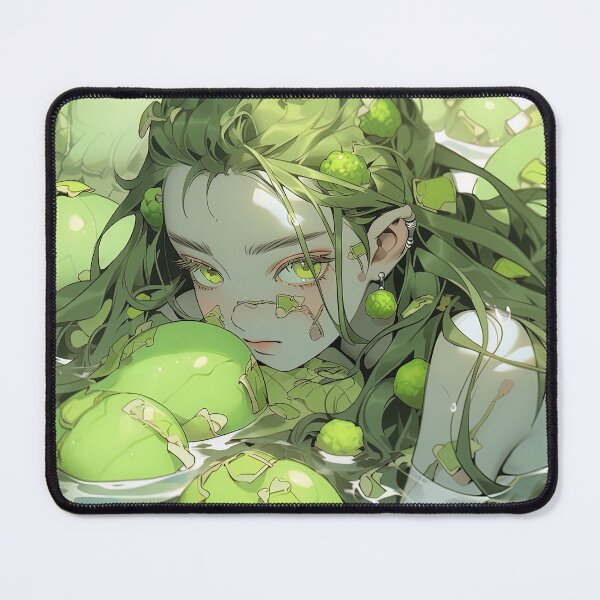 Item preview, Fantasy Green Apple Anime Girl designed and sold by bubblegoth.