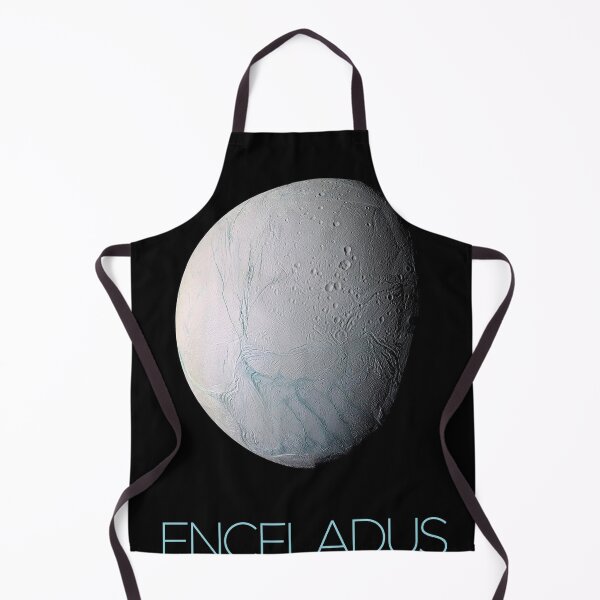 Item preview, STK205472S-Solar system poster Enceladus, a moon of Saturn. designed and sold by StocktrekImages.