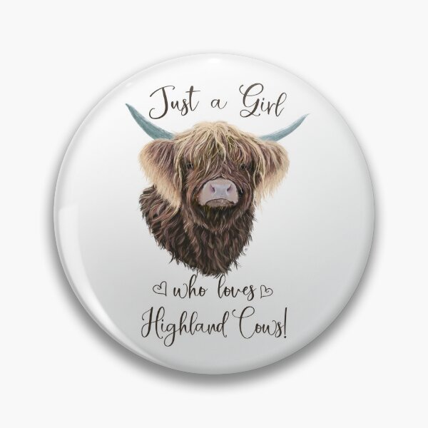 Item preview, Just A Girl Who Loves Highland Cows  designed and sold by brodyquixote.
