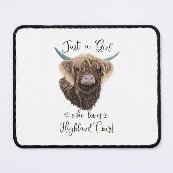 Item preview, Just A Girl Who Loves Highland Cows  designed and sold by brodyquixote.