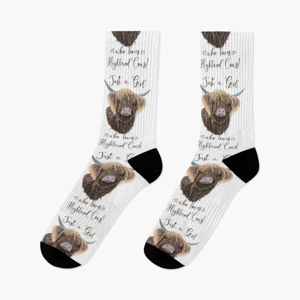 Item preview, Just A Girl Who Loves Highland Cows  designed and sold by brodyquixote.