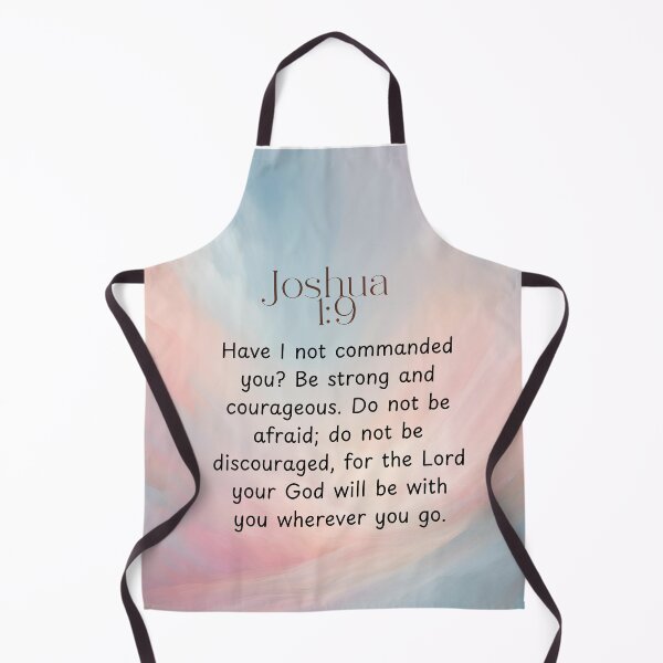 Item preview, Joshua 1:9, Christian Bible Verse on Watercolor Background designed and sold by Our Bible Journey.