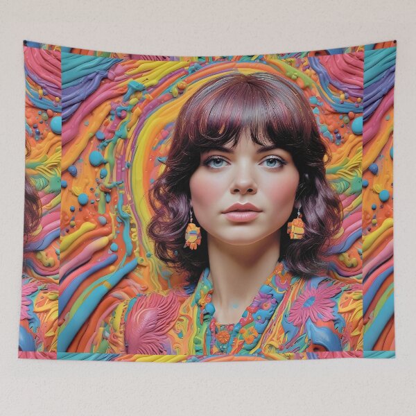 Item preview, Portrait of Linda Ronstadt designed and sold by bogfl.