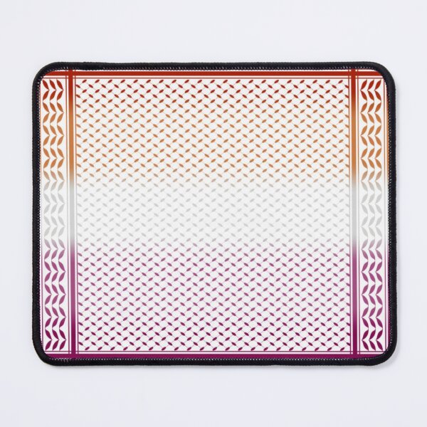 Item preview, Lesbian Flag Keffiyeh/Kufiyyeh Solidarity Pattern designed and sold by feardeargcrafts.