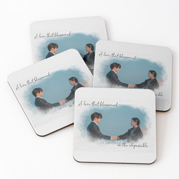 Item preview, Kdrama Crash landing on you Watercolor Couple Seo Dan Gu Seung Joo  designed and sold by My Favorite Store.