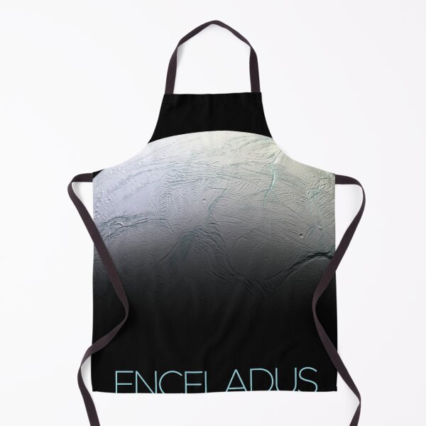 Item preview, STK205473S-Solar system poster Enceladus, a moon of Saturn. designed and sold by StocktrekImages.