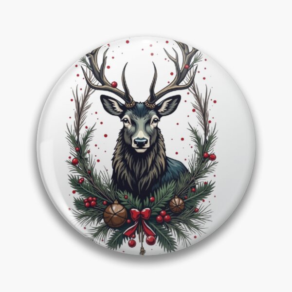 Item preview, Magnificent Christmas Stag designed and sold by aqua1001.
