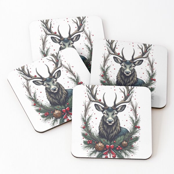 Item preview, Magnificent Christmas Stag designed and sold by aqua1001.
