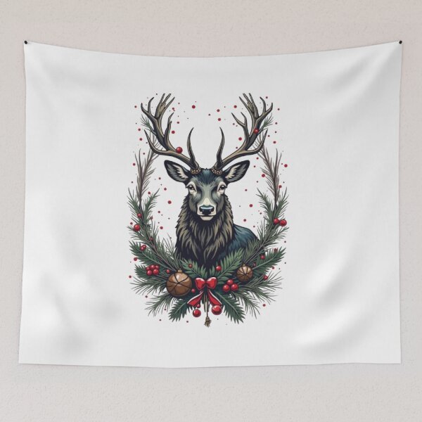 Item preview, Magnificent Christmas Stag designed and sold by aqua1001.