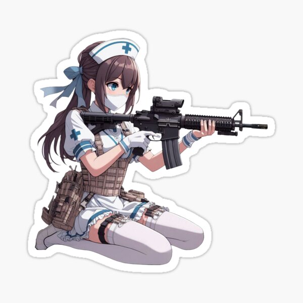 Vista previa del artículo con la obra «Waifu táctica», diseñado y vendido por RAWLIFEGRAPHIC.