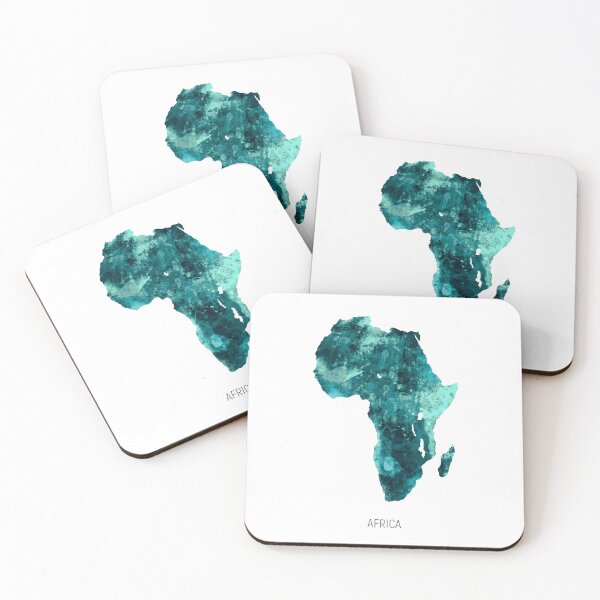 Item preview, Mapa de África en acuarela designed and sold by ArtPrints.