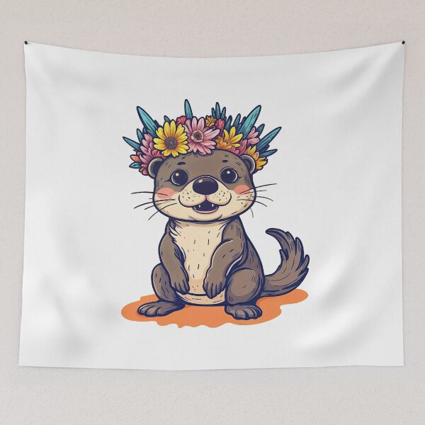 Item preview, T-Shirt Design Trending: BABY OTTER designed and sold by ForeverPrintsOK.