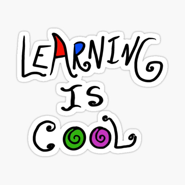 Item preview, Learning is cool designed and sold by Cosmicpeel.