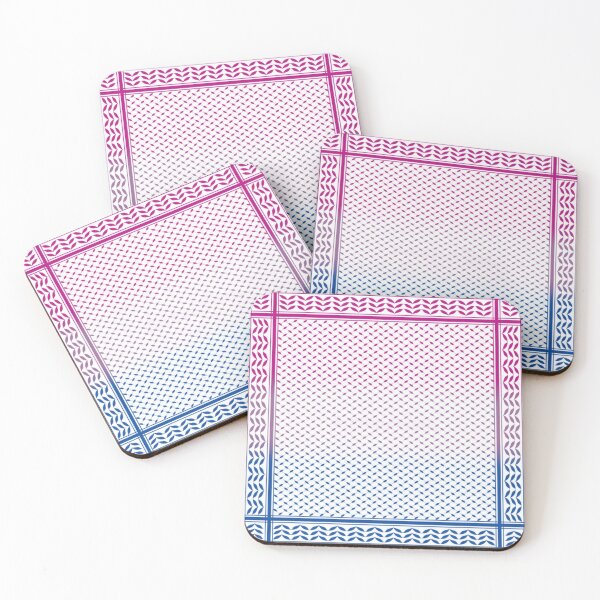 Item preview, Bisexual Flag Keffiyeh/Kufiyyeh Solidarity Pattern  designed and sold by feardeargcrafts.
