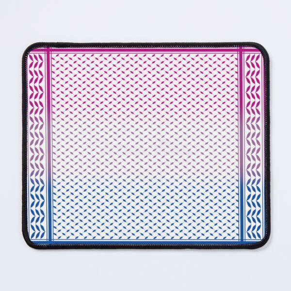 Item preview, Bisexual Flag Keffiyeh/Kufiyyeh Solidarity Pattern designed and sold by feardeargcrafts.
