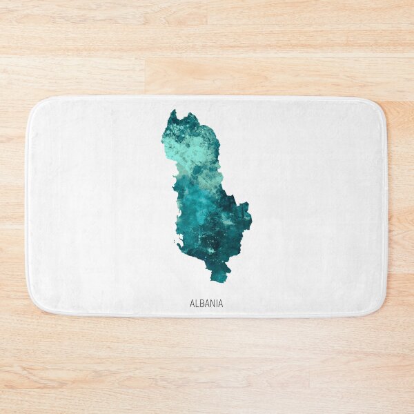 Artikelvorschau, Albanien Aquarell Karte entworfen und verkauft von ArtPrints.