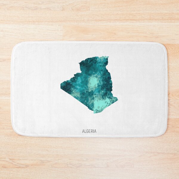 Artikelvorschau, Algerien Aquarell Karte entworfen und verkauft von ArtPrints.