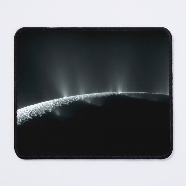 Item preview, STK205474S-Solar system poster Enceladus, a moon of Saturn. designed and sold by StocktrekImages.