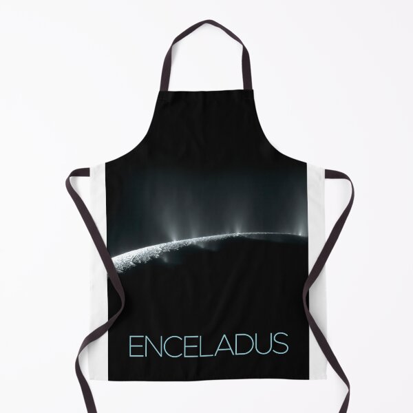 Item preview, STK205474S-Solar system poster Enceladus, a moon of Saturn. designed and sold by StocktrekImages.