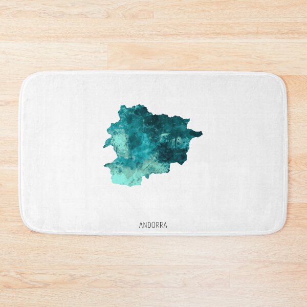 Artikelvorschau, Andorra Aquarell Karte entworfen und verkauft von ArtPrints.