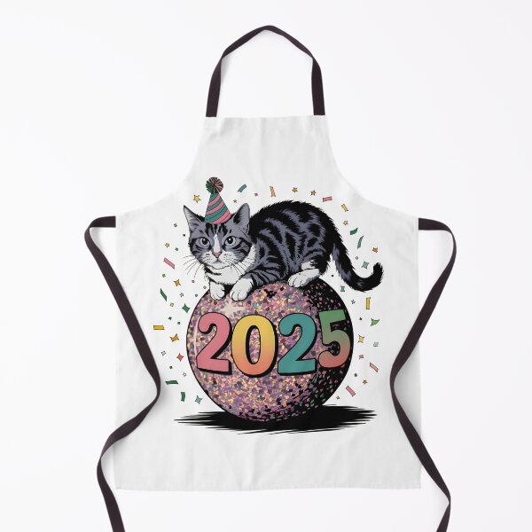 Item preview, 2025 New Year Celebration Cat designed and sold by chrstnslts.