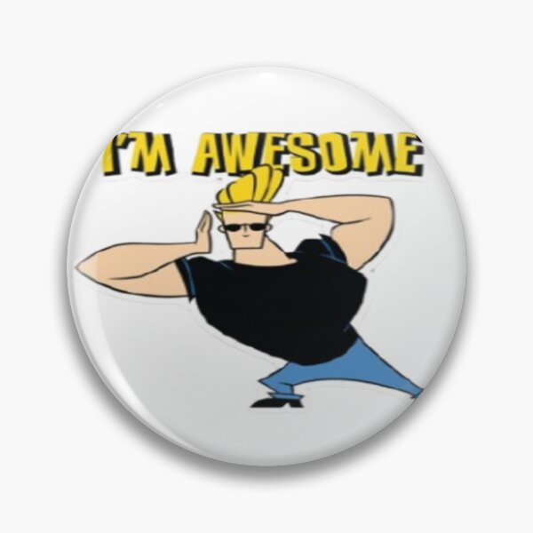 Item preview, I'm Awesome | Jonny Bravo Funny Cartoon Character Design designed and sold by shitler.