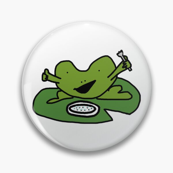 Item preview, Silly Frog eating flies designed and sold by Raine-Cafe.