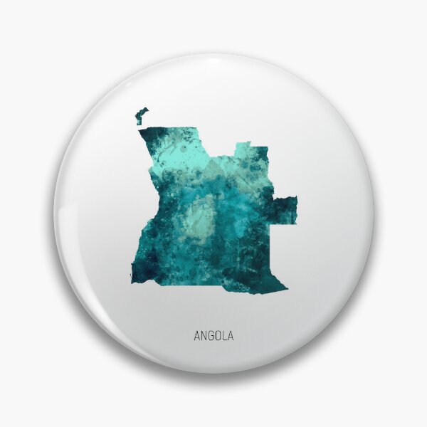 Item preview, Angola Watercolor Map designed and sold by ArtPrints.