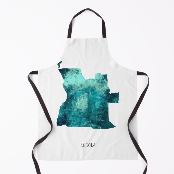 Item preview, Angola Watercolor Map designed and sold by ArtPrints.