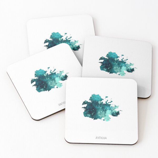 Item preview, Antigua Watercolor Map designed and sold by ArtPrints.