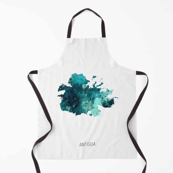 Item preview, Antigua Watercolor Map designed and sold by ArtPrints.