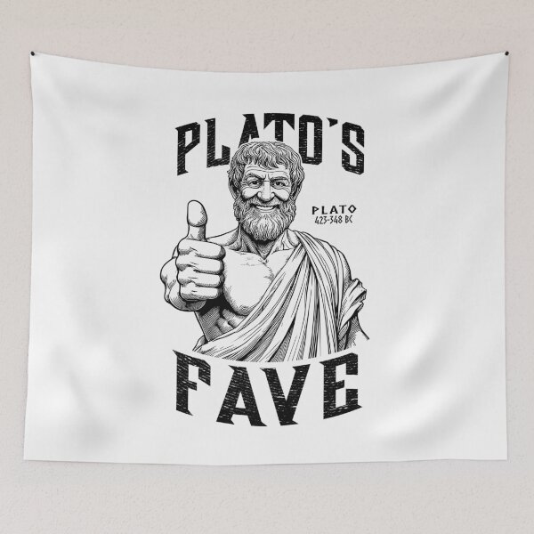 Item preview, Funny Philosophy Plato's Cave Fave Philosopher Plato Pun designed and sold by GrandeDuc.