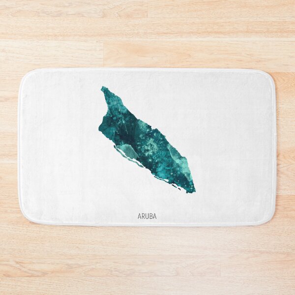 Item preview, Aruba Watercolor Map designed and sold by ArtPrints.