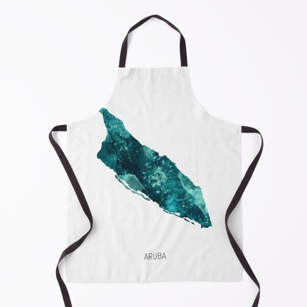 Item preview, Aruba Watercolor Map designed and sold by ArtPrints.