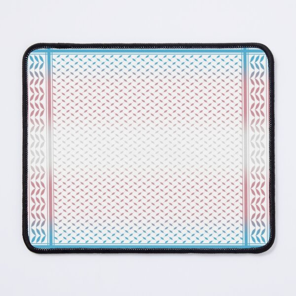 Item preview, Transgender Flag Keffiyeh/Kufiyyeh Solidarity Pattern designed and sold by feardeargcrafts.