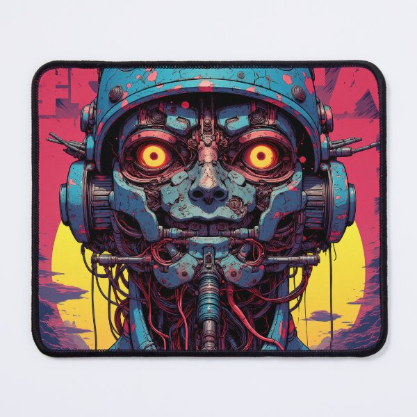 Item preview, Cyberpunk, sunset, cyborg, horror, designed and sold by Smash-420.