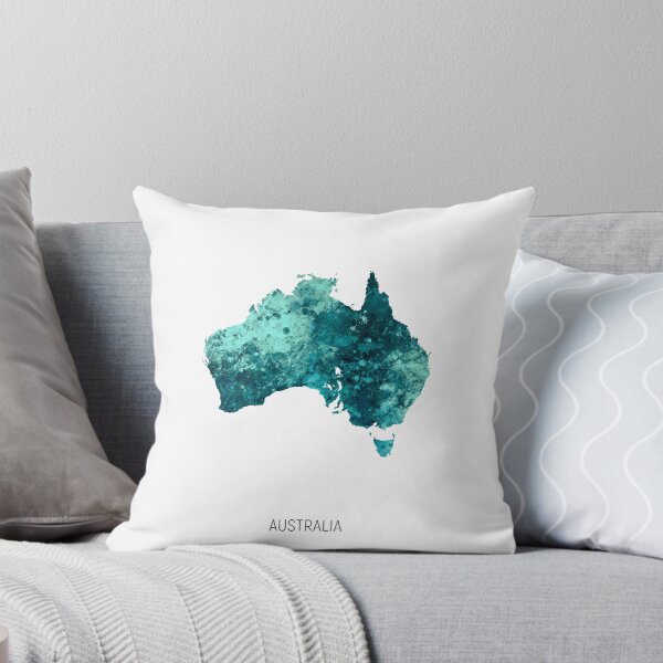 Item preview, Australia Watercolor Map designed and sold by ArtPrints.
