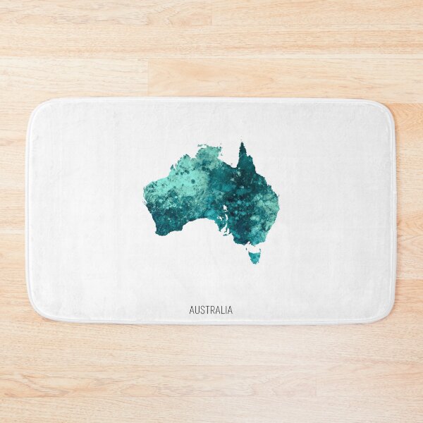 Artikelvorschau, Australien Aquarell Karte entworfen und verkauft von ArtPrints.