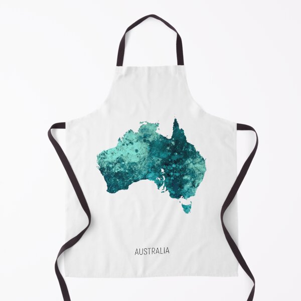 Artikelvorschau, Australien Aquarell Karte entworfen und verkauft von ArtPrints.