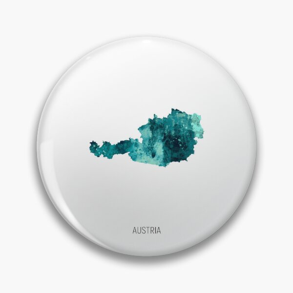 Item preview, Austria Watercolor Map designed and sold by ArtPrints.